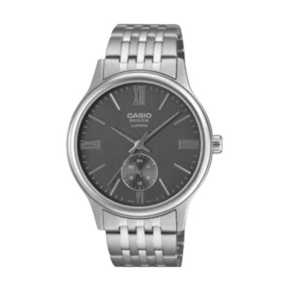 Casio BMS-100D-8AV Sapphire Crystal Solid Stainless Steel Men Watch